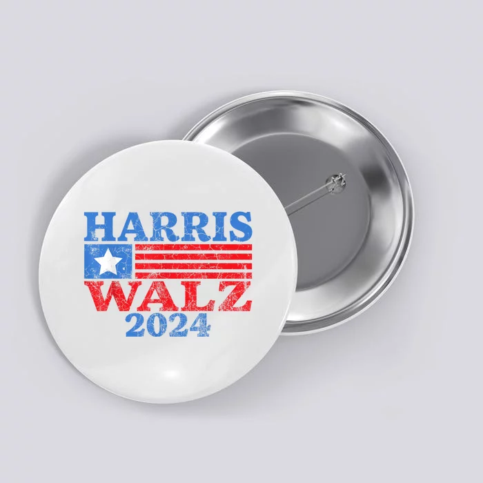 Harris Walz Waltz 2024 Vintage Style Kamala Harris Tim Walz Button