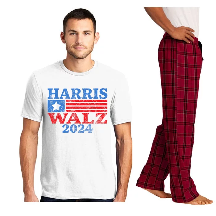 Harris Walz Waltz 2024 Vintage Style Kamala Harris Tim Walz Pajama Set