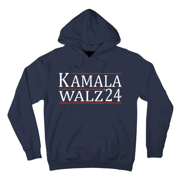 Harris Walz Waltz 2024 Vintage Style Kamala Harris Tim Walz Tall Hoodie