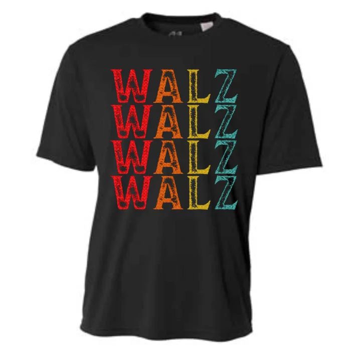 Harris Walz Waltz 2024 Tim Walz Waltz Last Name Cooling Performance Crew T-Shirt