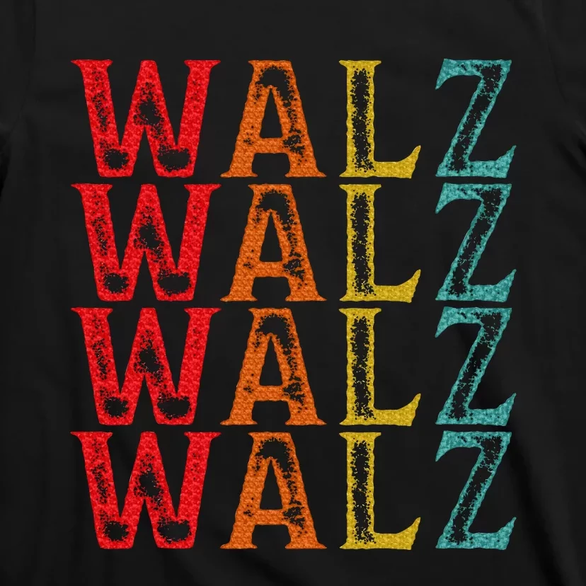 Harris Walz Waltz 2024 Tim Walz Waltz Last Name T-Shirt