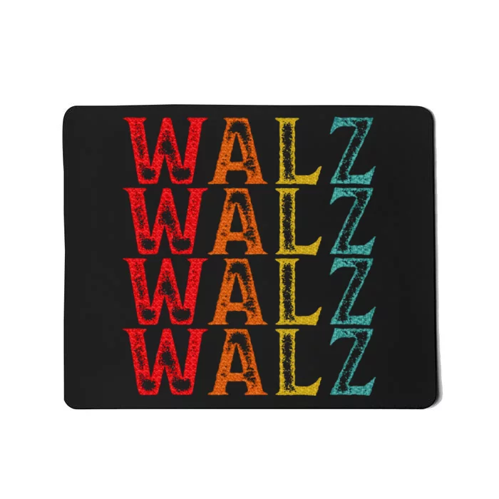 Harris Walz Waltz 2024 Tim Walz Waltz Last Name Mousepad