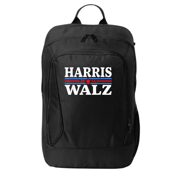 Harris Walz Waltz 2024 Vintage Style Kamala Harris Tim Walz City Backpack