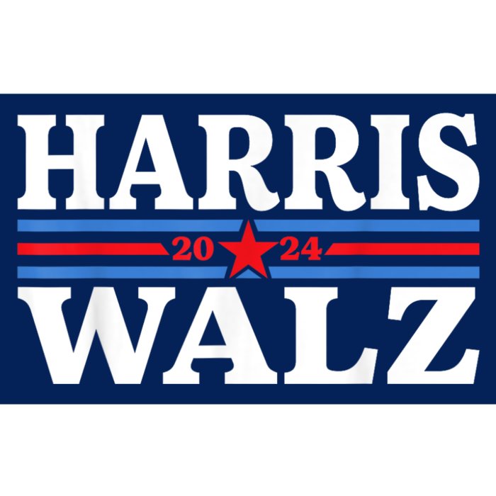 Harris Walz Waltz 2024 Vintage Style Kamala Harris Tim Walz Bumper Sticker