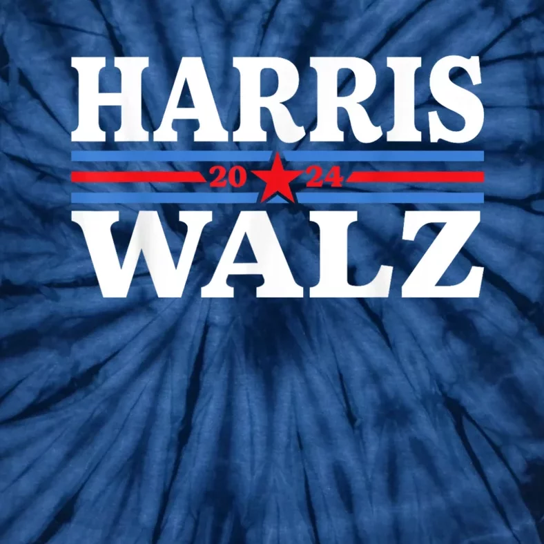 Harris Walz Waltz 2024 Vintage Style Kamala Harris Tim Walz Tie-Dye T-Shirt