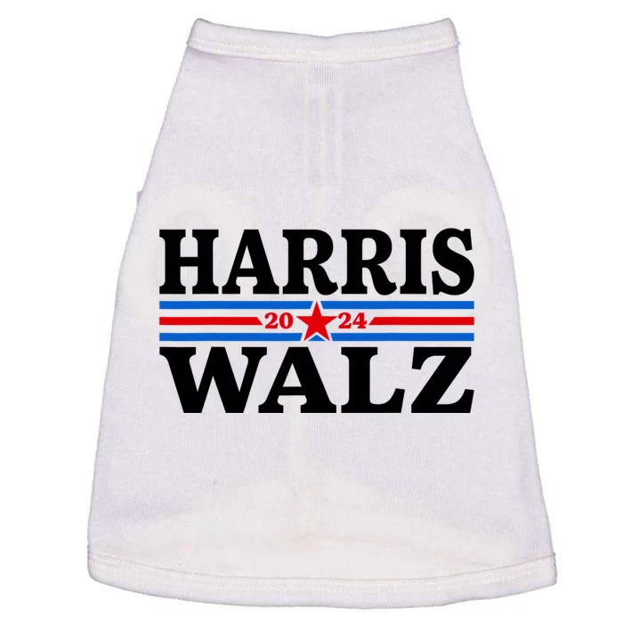 Harris Walz Waltz 2024 Vintage Style Kamala Harris Tim Walz Doggie Tank