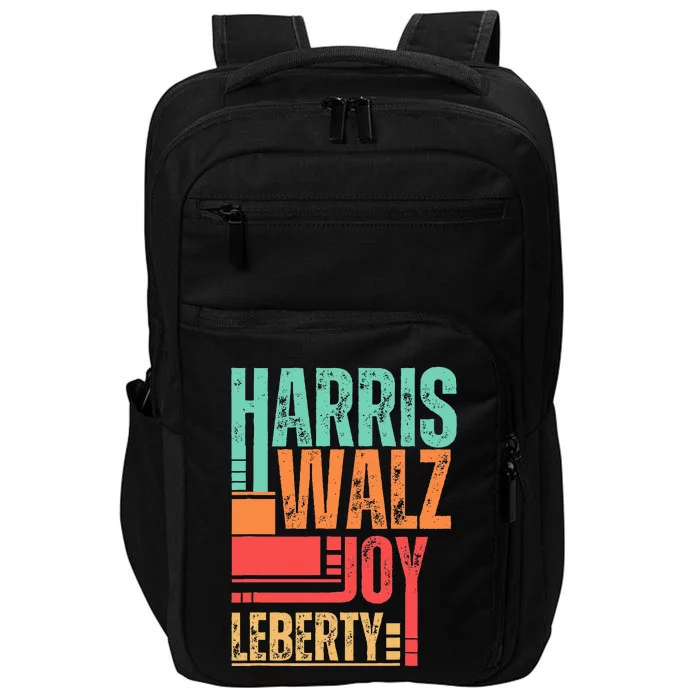 Harris Walz Waltz 2024 Harris Walz Joy Liberty Impact Tech Backpack