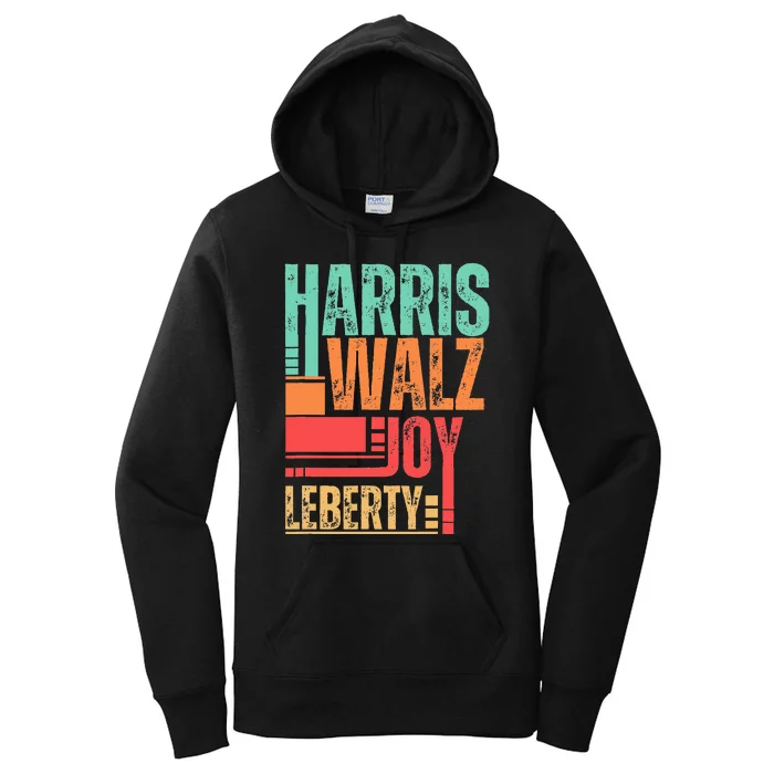 Harris Walz Waltz 2024 Harris Walz Joy Liberty Women's Pullover Hoodie