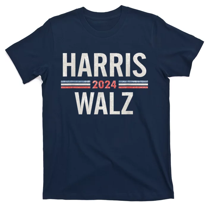 Harris Walz Waltz 2024 Vintage Style Kamala Harris Tim Walz T-Shirt