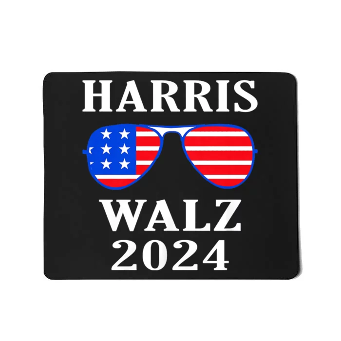 Harris Walz Waltz 2024 Kamala Harris Waltz American Flag Mousepad