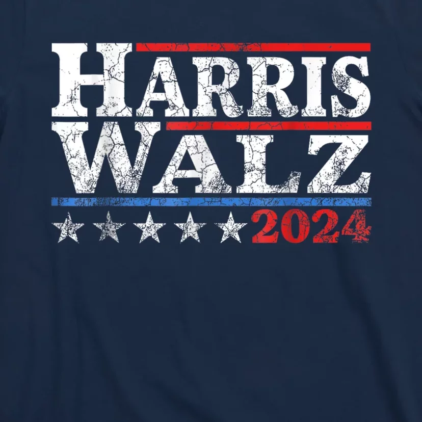 Harris Walz Waltz 2024 Vintage Style Kamala Harris Tim Walz T-Shirt