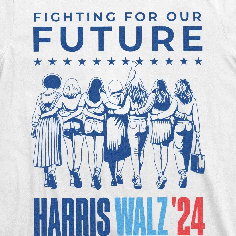 Harris Walz Waltz 2024 Harris Walz Future Button Election Gift T-Shirt