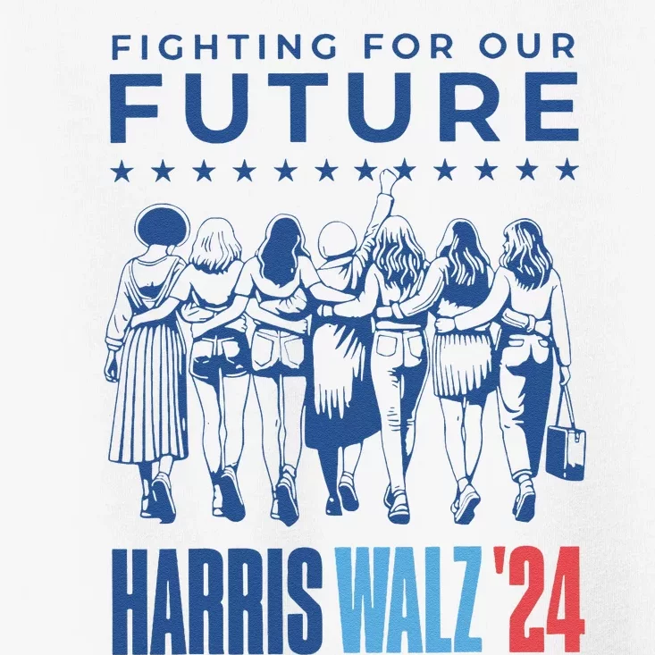 Harris Walz Waltz 2024 Harris Walz Future Button Election Gift Toddler T-Shirt