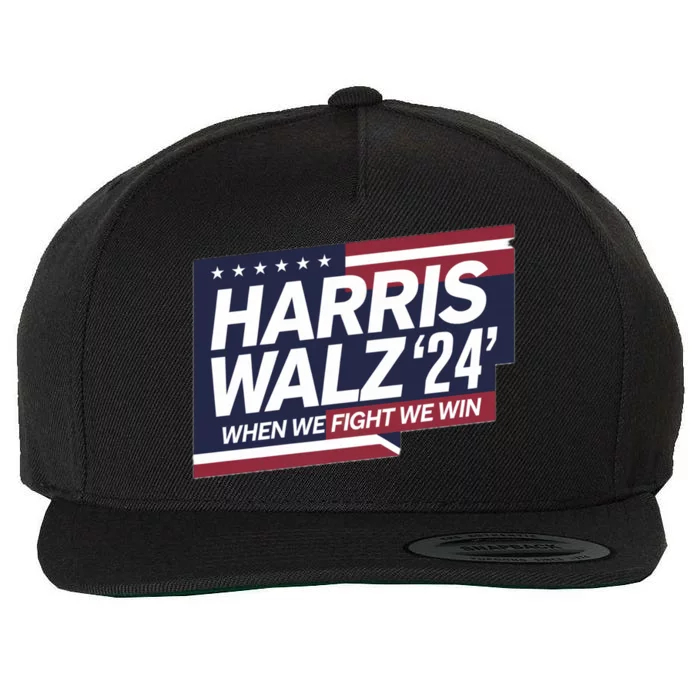 Harris Walz When We Fight We Win Together We Succeed Gift Wool Snapback Cap