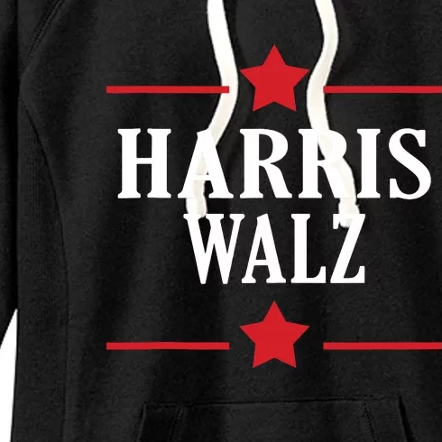 Harris Walz Waltz Democrats 2024 Kamala Harris Tim Walz Women's Fleece Hoodie