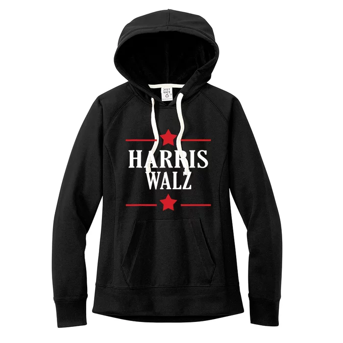 Harris Walz Waltz Democrats 2024 Kamala Harris Tim Walz Women's Fleece Hoodie