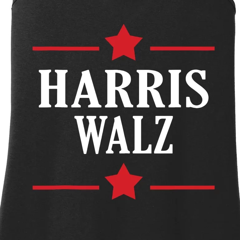 Harris Walz Waltz Democrats 2024 Kamala Harris Tim Walz Ladies Essential Tank