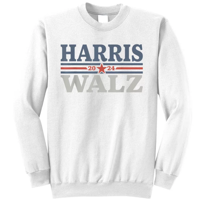 Harris Walz Waltz 2024 Vintage Style Kamala Harris Tim Walz Sweatshirt