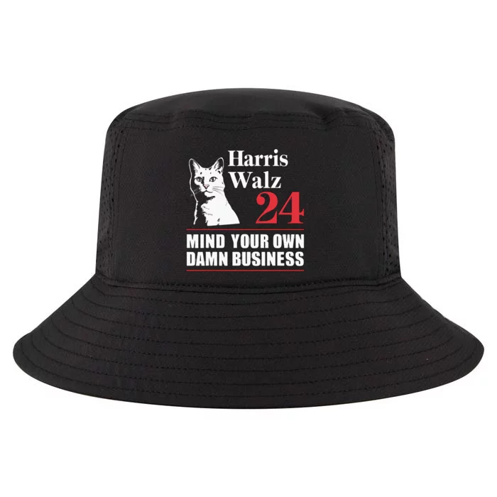 Harris Walz Waltz 2024 Mind Your Own Damn Business Cool Comfort Performance Bucket Hat