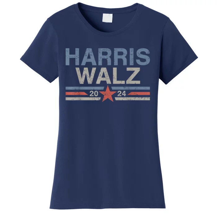 Harris Walz Waltz 2024 Vintage Style Kamala Harris Tim Walz Women's T-Shirt