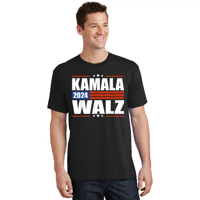 Harris Walz Waltz 2024 Vintage Style Kamala Harris Tim Walz T-Shirt