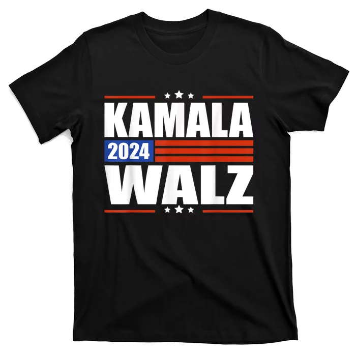 Harris Walz Waltz 2024 Vintage Style Kamala Harris Tim Walz T-Shirt