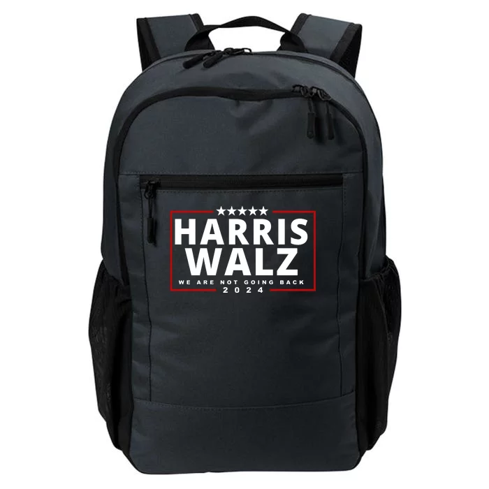 Harris Walz We Are Not Going Back 2024 Election Daily Commute Backpack