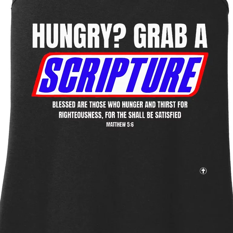 Hungry Why Wait Scriptures Blessed Are Those Who Hunger Ladies Essential Tank