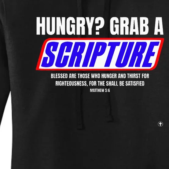 Hungry Why Wait Scriptures Blessed Are Those Who Hunger Women's Pullover Hoodie