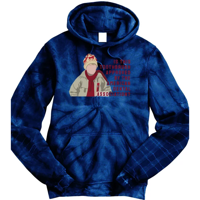 Home Xmas Alone Kevin Mccalister Toothbrush Christmas Tie Dye Hoodie