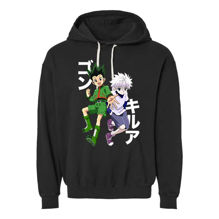 Hunter X Hunter Gon And Killua Gift Garment-Dyed Fleece Hoodie