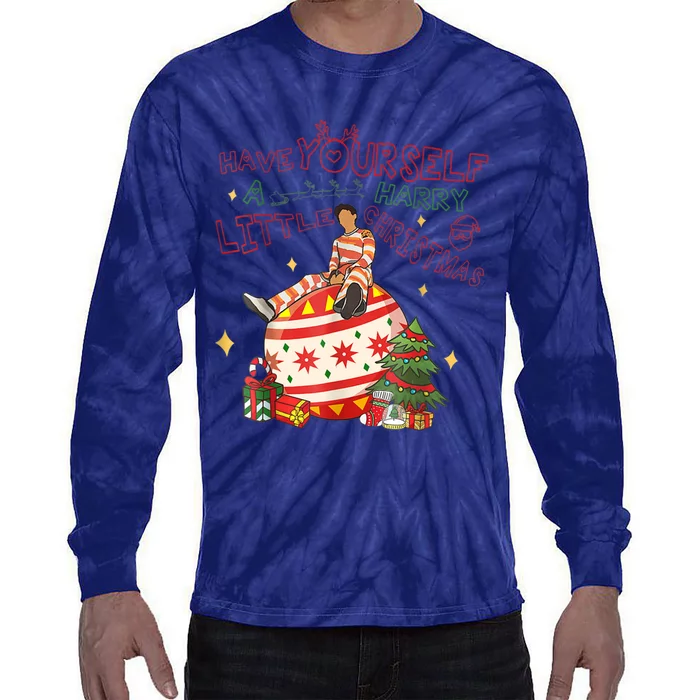 Have Yourself A Harry Little Christmas Tie-Dye Long Sleeve Shirt