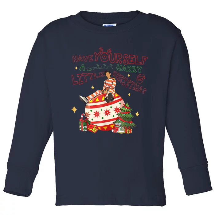 Have Yourself A Harry Little Christmas Toddler Long Sleeve Shirt