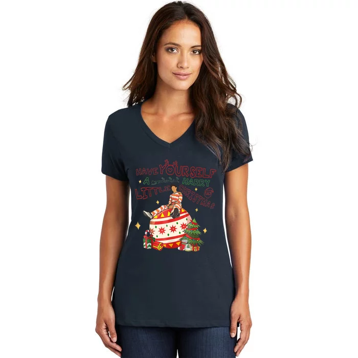 Have Yourself A Harry Little Christmas Women's V-Neck T-Shirt