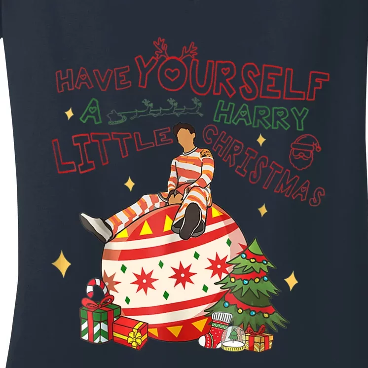 Have Yourself A Harry Little Christmas Women's V-Neck T-Shirt