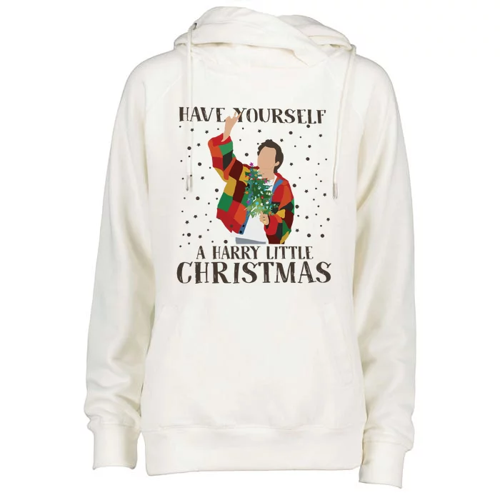 Have Yourself A Harry Little Christmas Womens Funnel Neck Pullover Hood