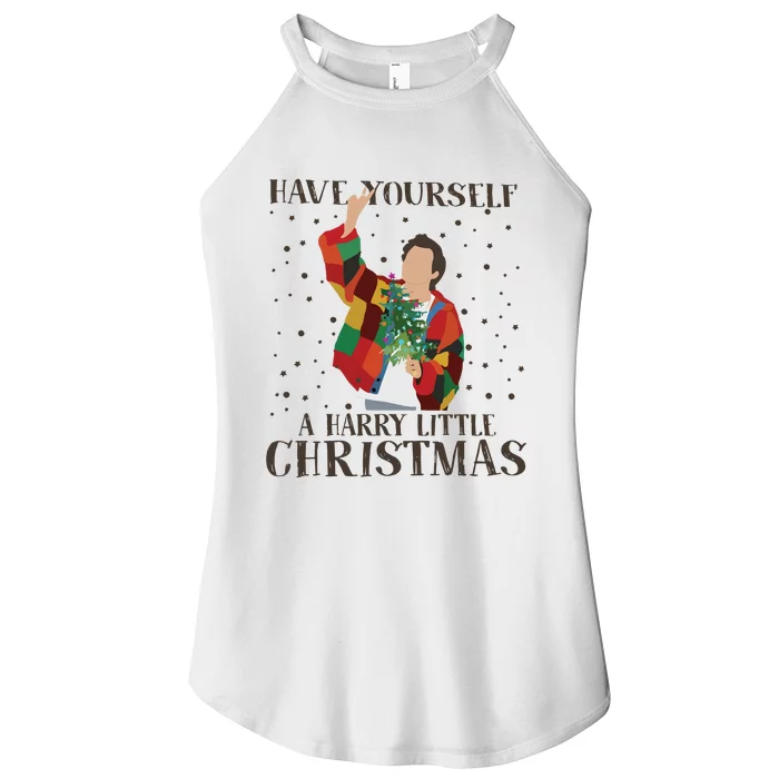 Have Yourself A Harry Little Christmas Women’s Perfect Tri Rocker Tank