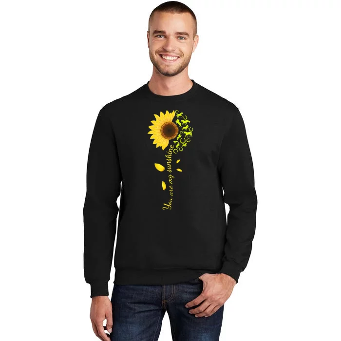 Horse You Are My Sunshine Horse Lover Tall Sweatshirt