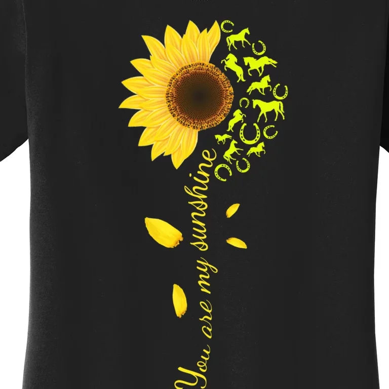 Horse You Are My Sunshine Horse Lover Women's T-Shirt