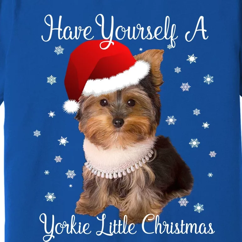 Have Yourself A Yorkie Little Christmas Gift Premium T-Shirt