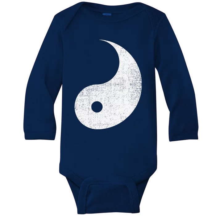 Halloween Yin And Yang Matching Couples White Costume Baby Long Sleeve Bodysuit