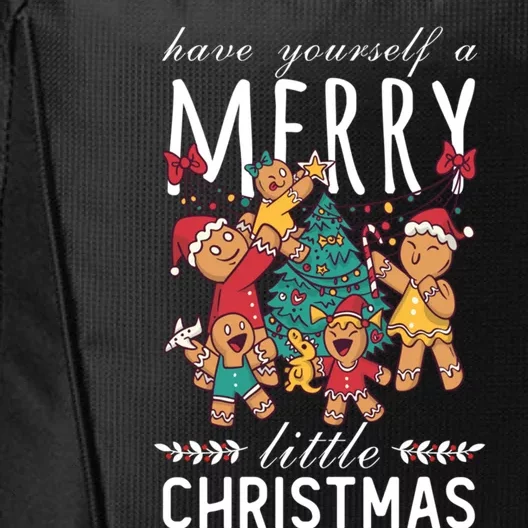 Have Yourself A Merry Little Christmas Cute Xmas Gift City Backpack