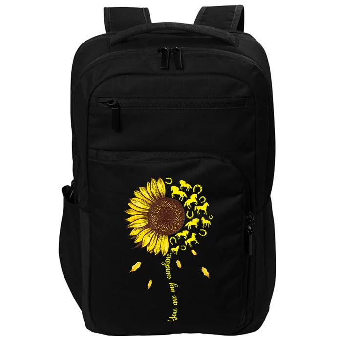 Horse You Are My Sunshine Horse Lover Impact Tech Backpack