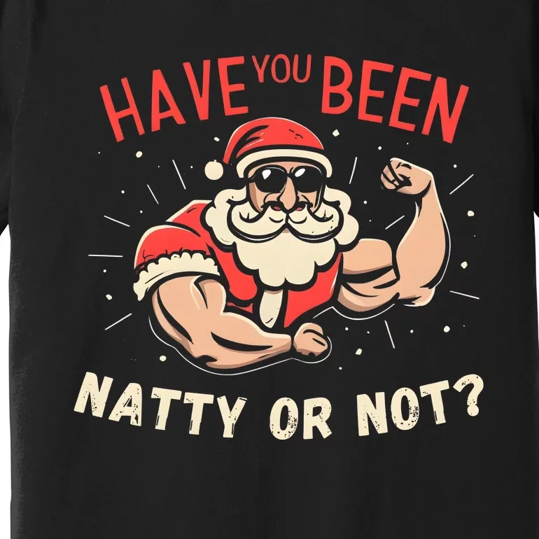 Have You Been Natty Or Christmas Not Santa Workout Premium T-Shirt