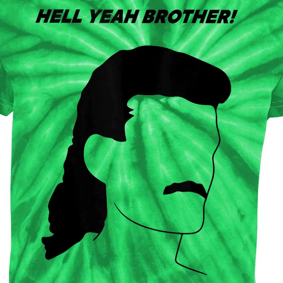 Hell Yeah Brother! Funny Design Kids Tie-Dye T-Shirt