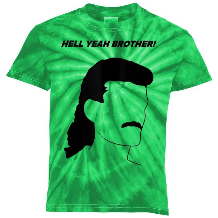 Hell Yeah Brother! Funny Design Kids Tie-Dye T-Shirt