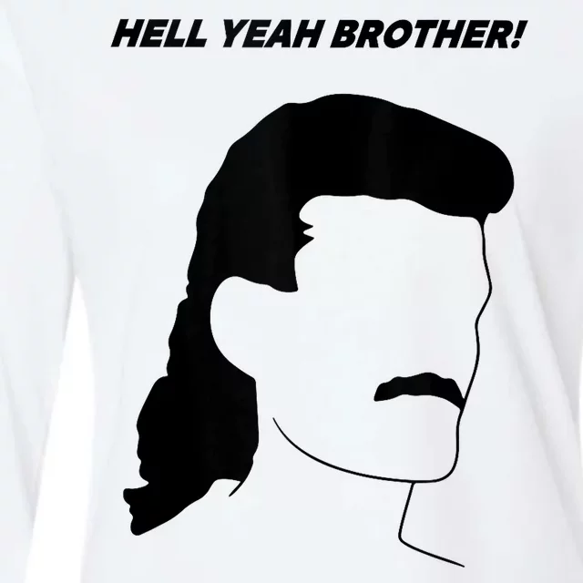 Hell Yeah Brother! Funny Design Womens Cotton Relaxed Long Sleeve T-Shirt