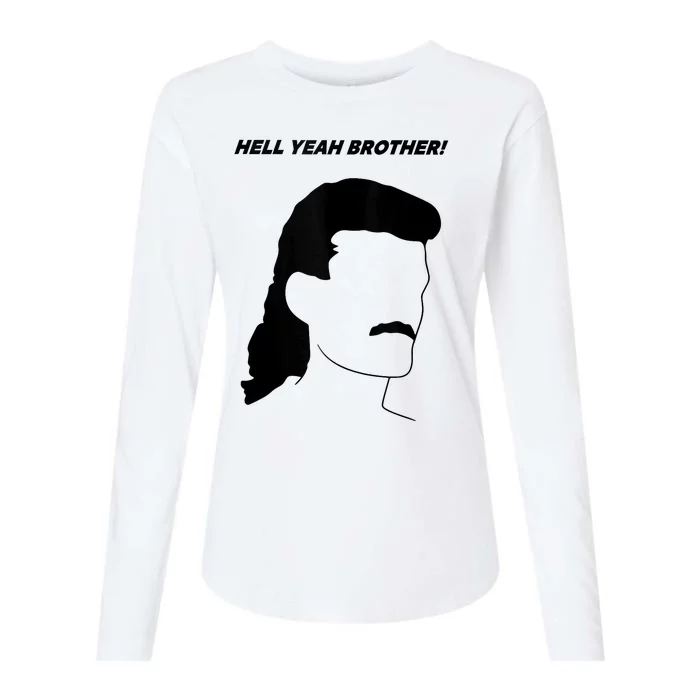 Hell Yeah Brother! Funny Design Womens Cotton Relaxed Long Sleeve T-Shirt