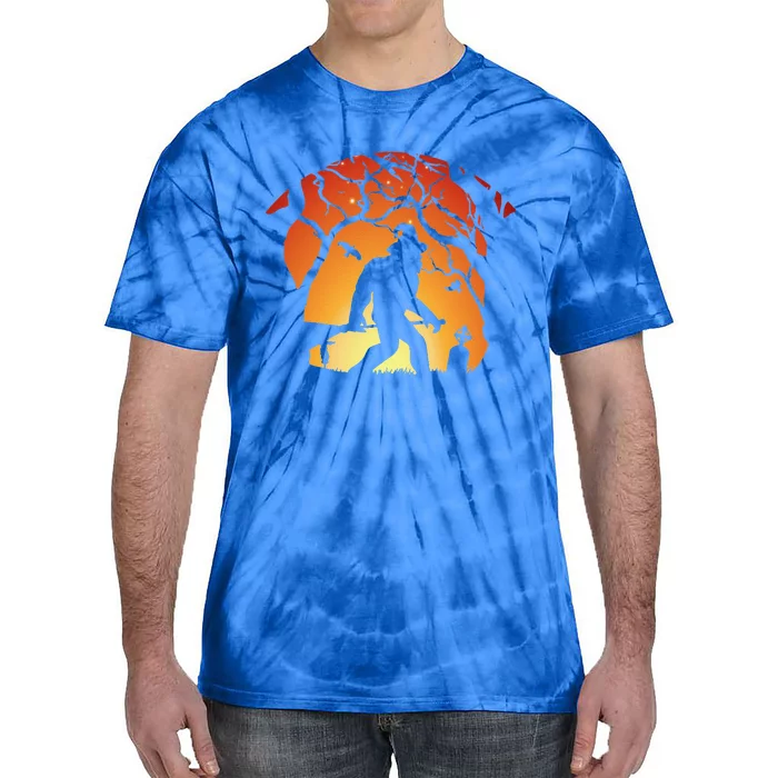 Halloween Yeti Bigfoot Witch Sasquatch Costume Believer Gift Tie-Dye T-Shirt