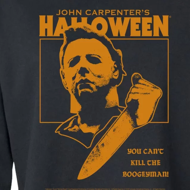 Halloween You Can't Kill the Boogeyman! Cropped Pullover Crew